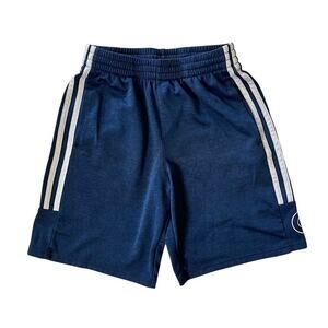 Adidas Kids Navy Blue Three-Stripe Basketball Running Shorts Size M/10-12